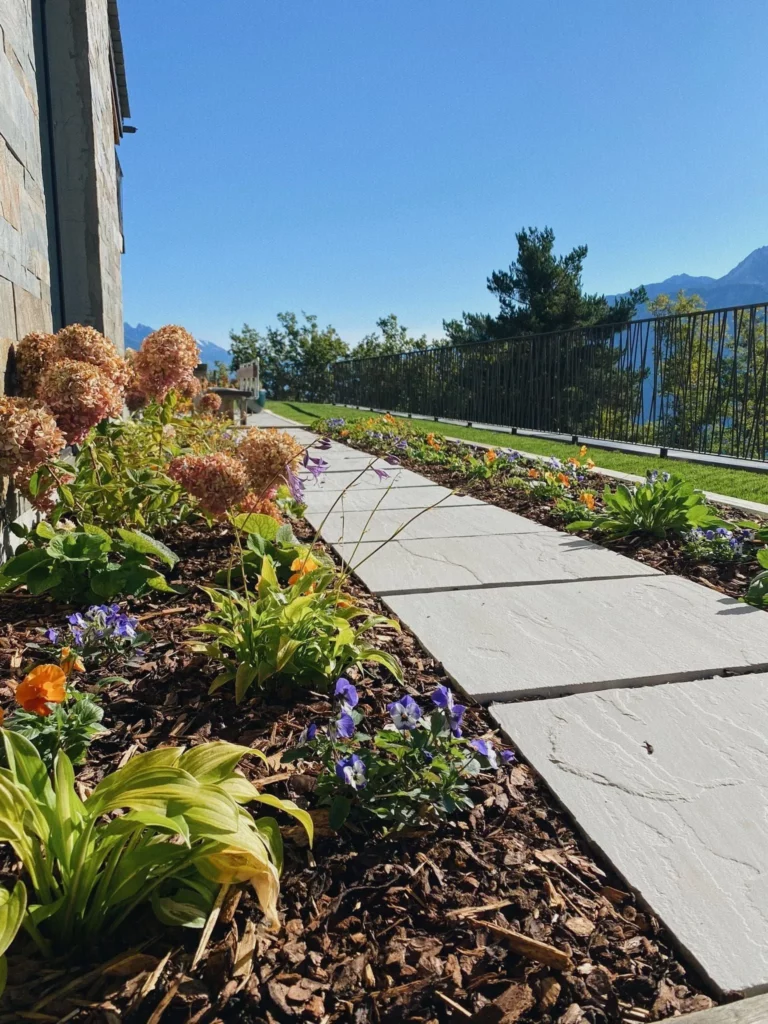 Aménagement jardin Crans-Montana
